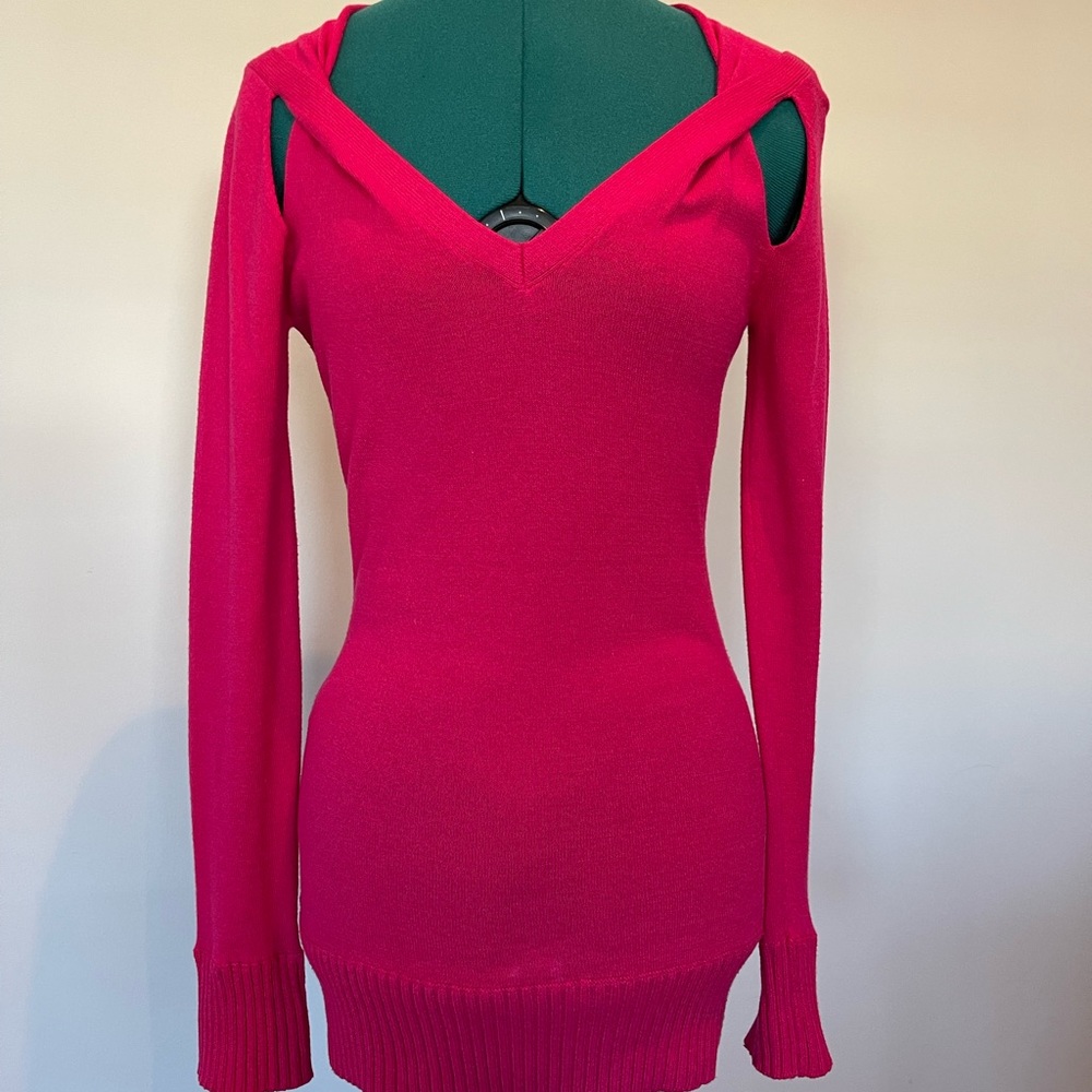 BCBGMaxAzria Cutout Sweater
